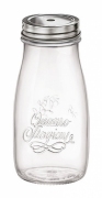 Butelka z zakrętką z dziurką na słomkę 400 ml Quattro Stagioni Genietti Bormioli 3B88801