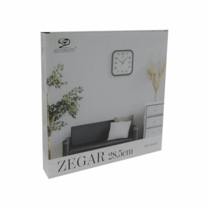 Zegar Ścienny 28,5cm Analogowy Kwarcowy