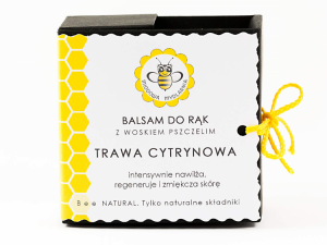 Balsam do rąk - trawa cytrynowa, Miodowa Mydlarnia