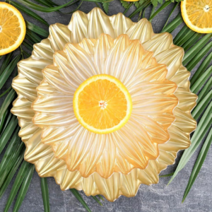 Talerzyk deserowy szklany 21 cm BLOOM