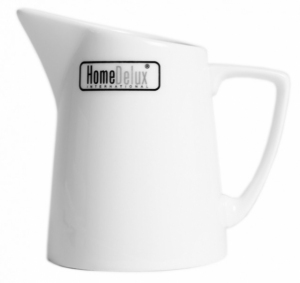 Cukiernica z pokrywką + mlecznik porcelana HomeDelux Quatre HD12068