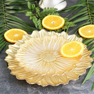 Talerzyk deserowy szklany 21 cm BLOOM
