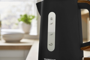 Czajnik Scandi 1,7L Black/Wood