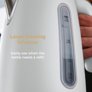Czajnik Cavaletto Jug 1,7L Optic White/ Champagne Accents