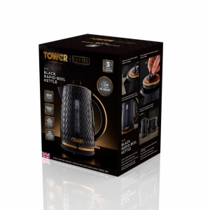 Czajnik Empire 1,7L Black/Brass
