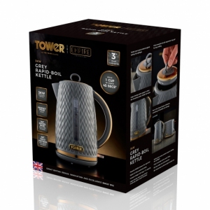 Czajnik Empire 1,7L Grey/Brass
