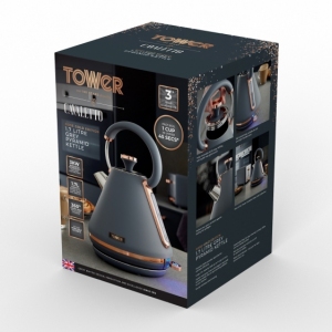 Czajnik Cavaletto Pyramid 1,7l Grey/Rose Gold