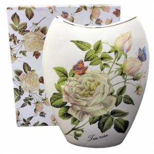 Wazon porcelanowy Biała Róża