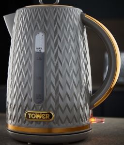 Czajnik Empire 1,7L Grey/Brass