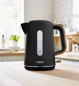 Czajnik Scandi 1,7L Black/Wood