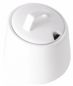 Cukiernica z pokrywką + mlecznik porcelana HomeDelux Quatre HD12068