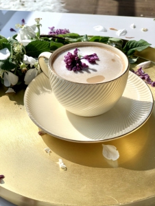 ECRU Filiżanka ze spodkiem 220 ml ICE CREAM