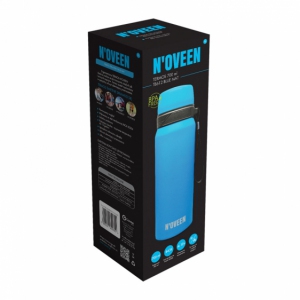 Termos 700 ml Blue mat Transparent